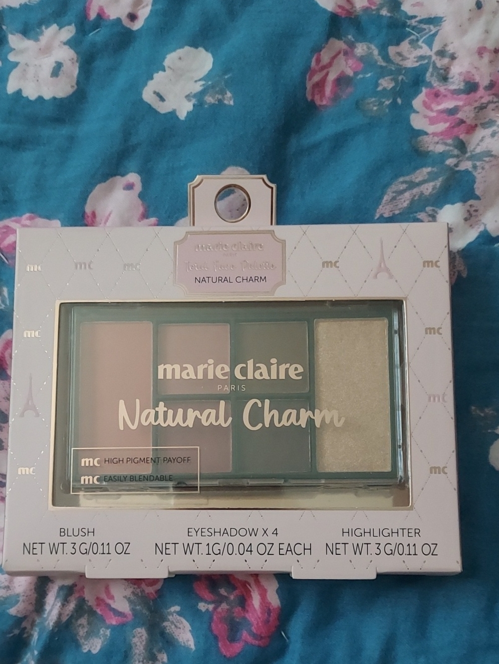 New Marie Claire Natural Charm Eyeshadow & Blush Palette